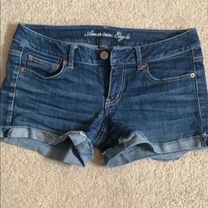 Denim shorts